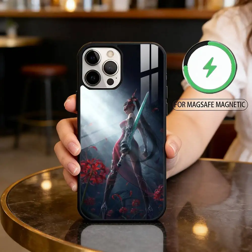 Магнитный чехол Naraka Bladepoint для беспроводной зарядки Magsafe для iPhone 17, 16, 15, 14, 13, 12, 11 Plus, Pro Max (art.: 3920dd2b80afd) - 3920dd2b80afd