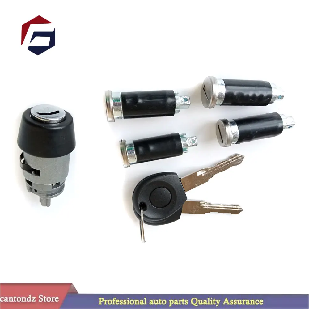 

Комплект переключателя зажигания и ствола дверного замка с двумя ключами Для VW TRANSPORTER CARAVELLE T4 1990-2003 701837205 357905855B