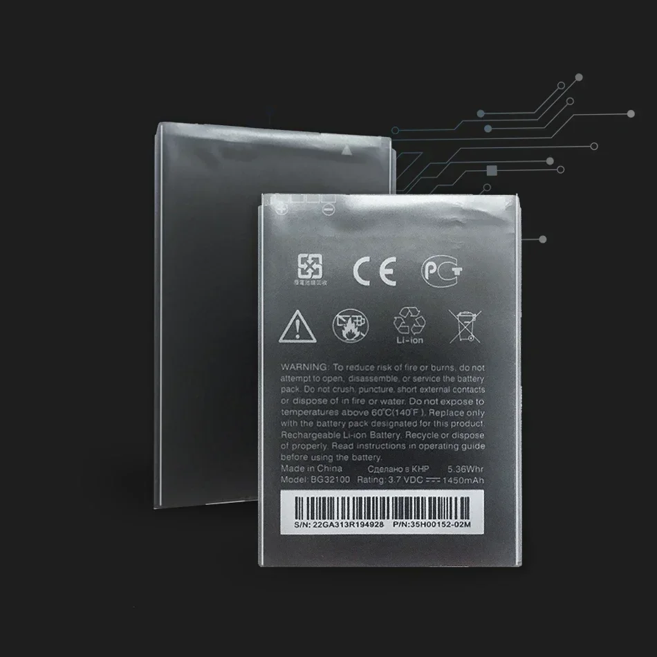 Аккумулятор для сотового телефона 1450 мАч BG32100 HTC Incredible S G11 Desire G12 A7272 Z S710E A9393 S710d S510e
