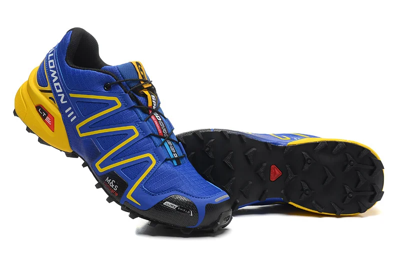 Classics Salomon Speedcross 3 Men Hiking Shoes Lace Up Men Sport Shoes Outdoor Jogging Trekking Sneakers Salomon Speed Cross 3