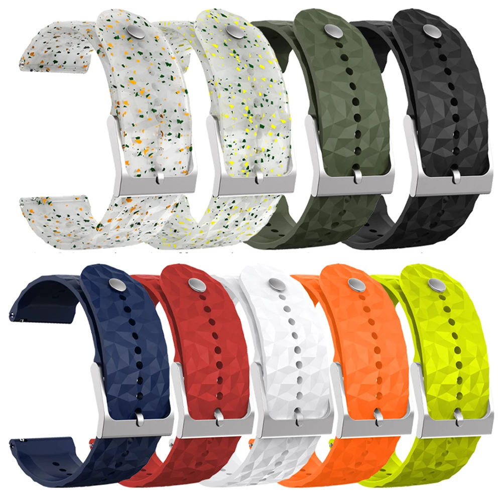 Силиконовый ремешок для Suunto 7 9 Baro D5 Spartan