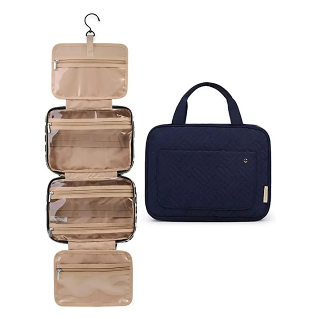 

Подвесная сумка для туалетных принадлежностей, водонепроницаемая косметичка большой емкости, органайзер для косметики, сумка для хранения...