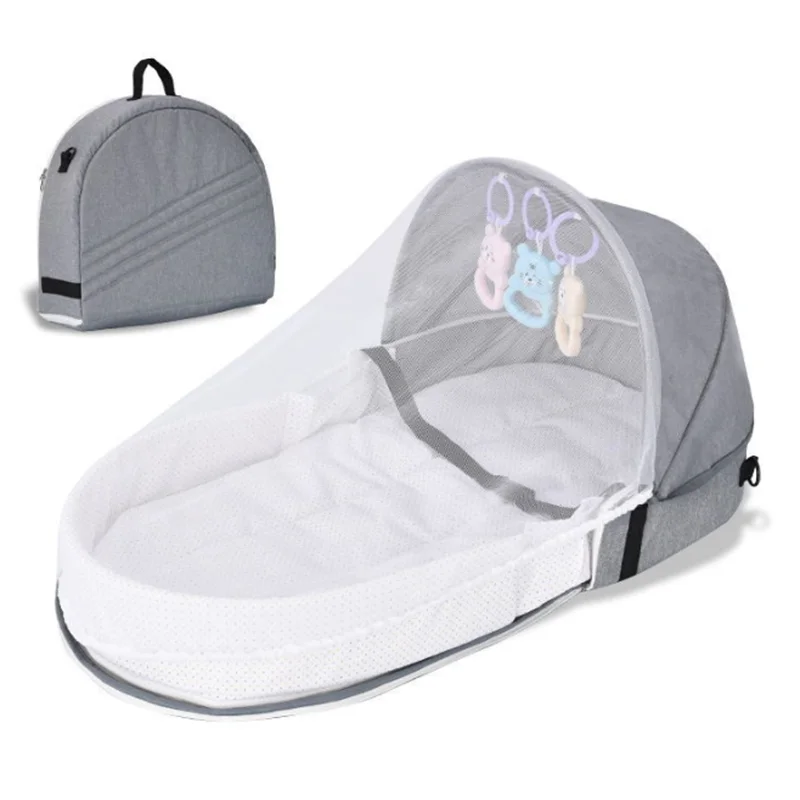 

Portable Travel Baby Nest Multi-function Baby Bed Crib with Mosquito Net Foldable Babynest Bassinet Infant Sleep Baby Cot Bed