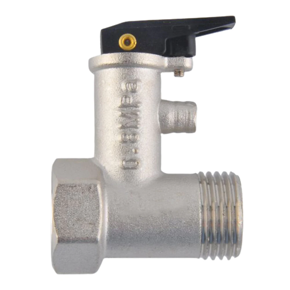 

Bath Supplies Relief Valve 1/2inch(DN15) Brass Electric Water Heater Protect Against Overpressure High Quality