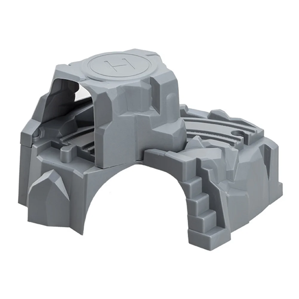 

Double Layer Simulation Tunnel Cave Child Children Toys Train Railway Accessories Plastic Scene Model