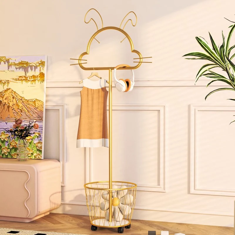 

Rooms Standing Coat Rack Cabinet Storage Dressing Open Standing Coat Rack Wheels Hall Recibidor Para Entrada Nordic Furniture