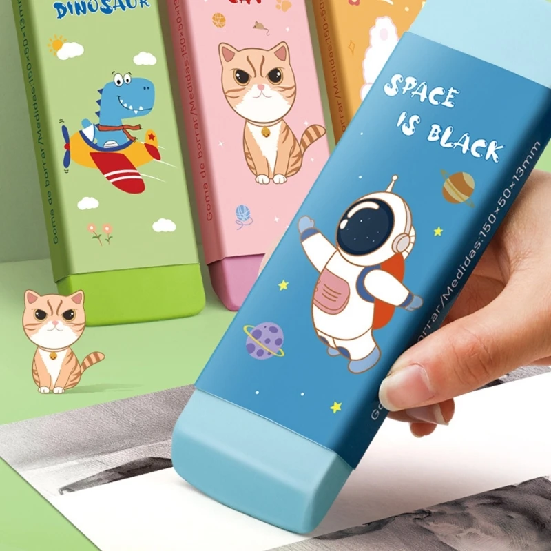 

2x Big Erasers Cute Cartoon Pencil Erasers Super Jumbo-Erasers Art Painting Erasers Office School Supplies for Students 896C