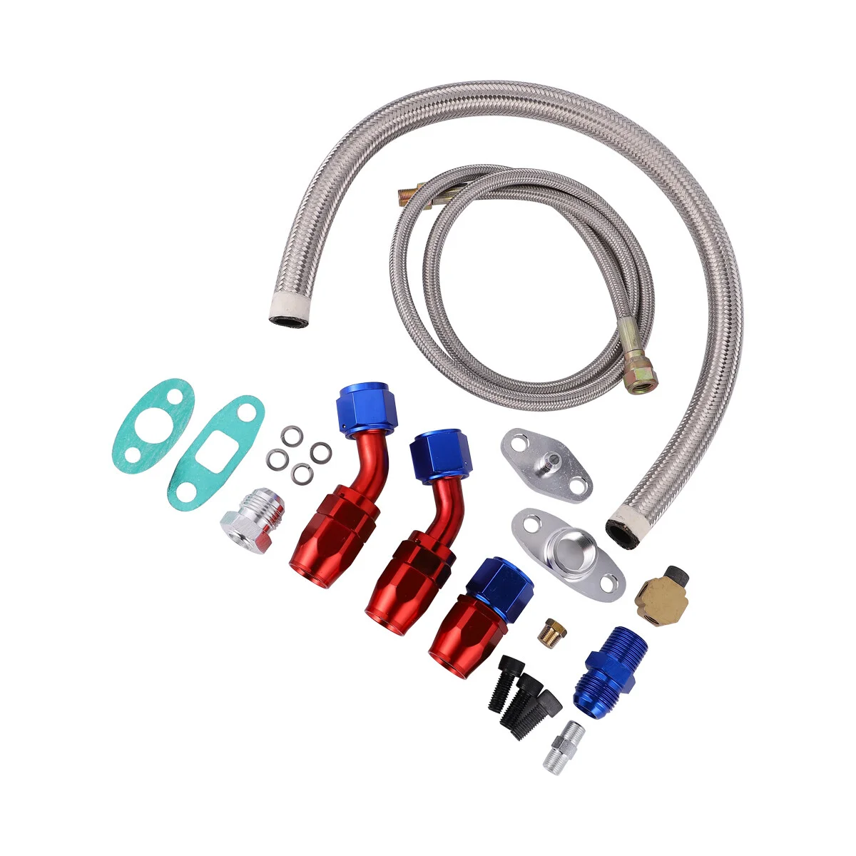 

Car Turbo Kit Oil Inlet Feed Line Fitting Drain Automotive Accessories Turbocharger