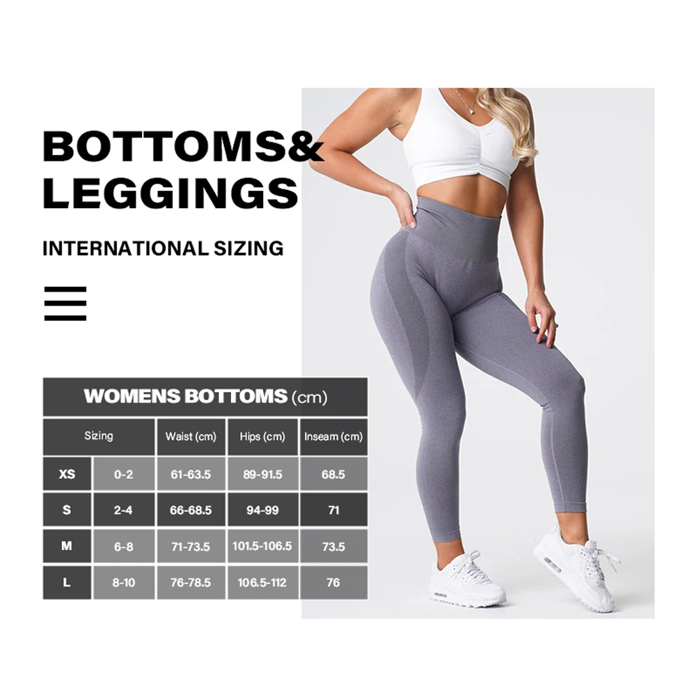 NVGTN Curve Women's High Waist Leggings Seamless Fitness Yoga Pants Tummy Control Exercise Leggings Solid Color