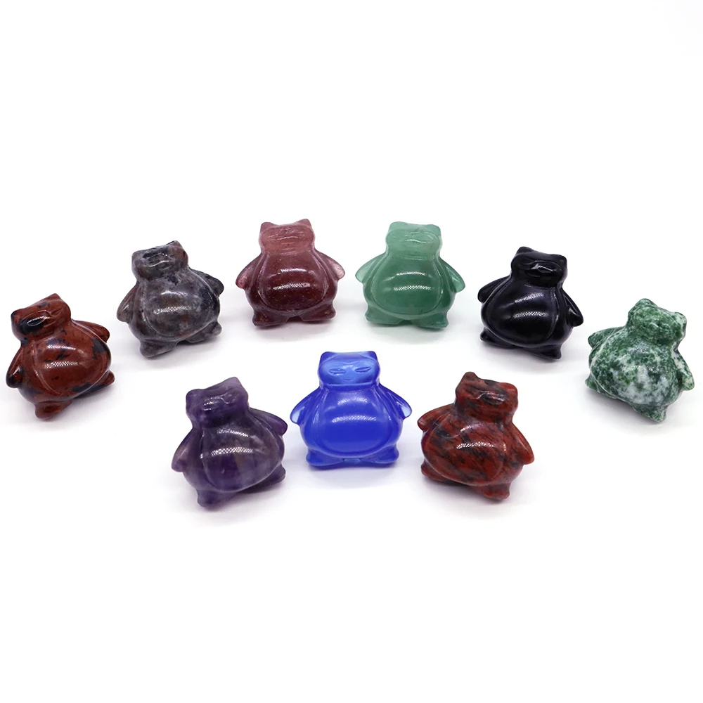 30 мм милый мультяшный монстр маленькое животное кристалл декор для рабочего