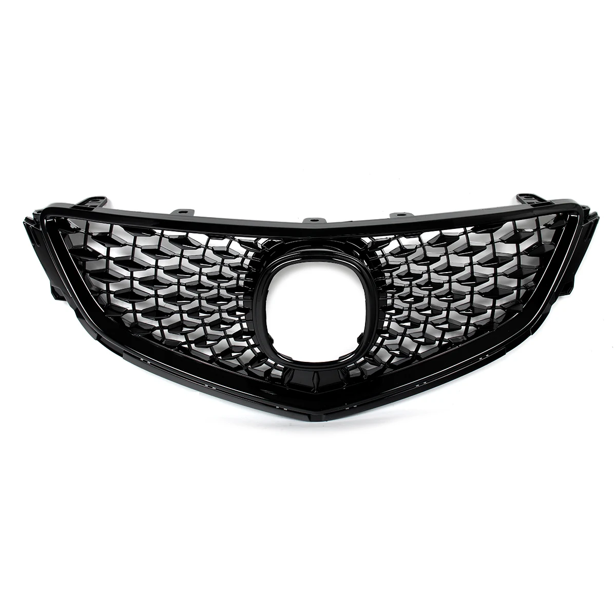 

Для 2015 2016 2017, Acura TLX Grill 2018, стиль, глянцевый черный передний бампер, верхняя решетка для Acura TLX, комплект кузова, внешние аксессуары