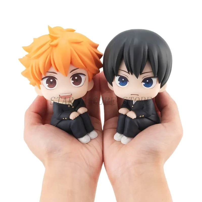 Посмотрите на Haikyuu! Фигурки Shoyo Hinata Tobio Kageyama экшн-фигурки 10 см милая кукла LK
