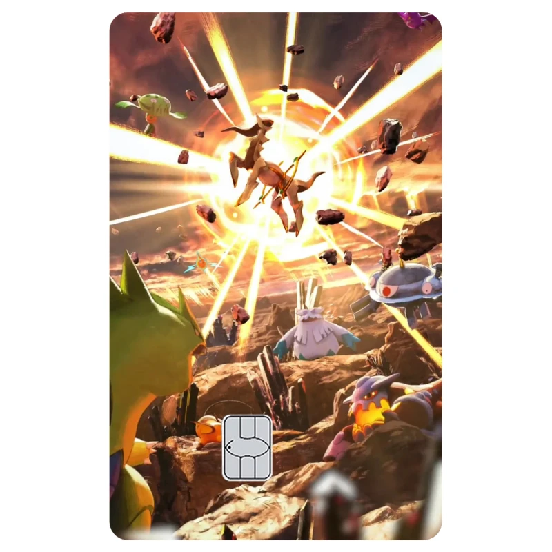 【S12】 Иллюстрация карточки PTCG Pocket Card ‌   Серия наклеек-скинов для кредитных карт с изображением покемонов для VISA, JCB и других IC-карт (art.: 3920d90ea5528) - 3920d90ea5528