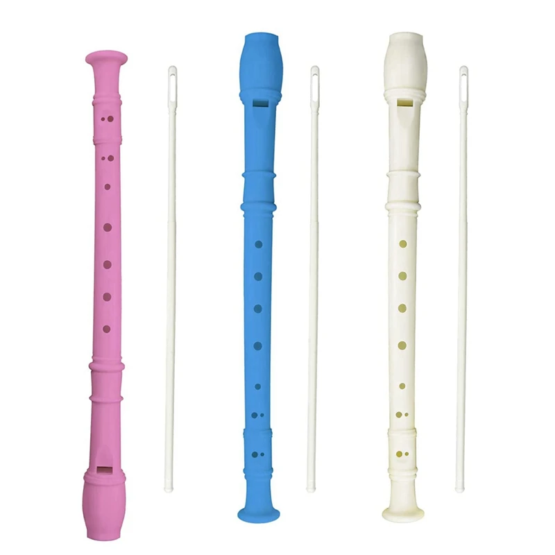 Горячие 8-луновые рекордеры-сопрано флейта с чистящим стержнем немецкий стиль