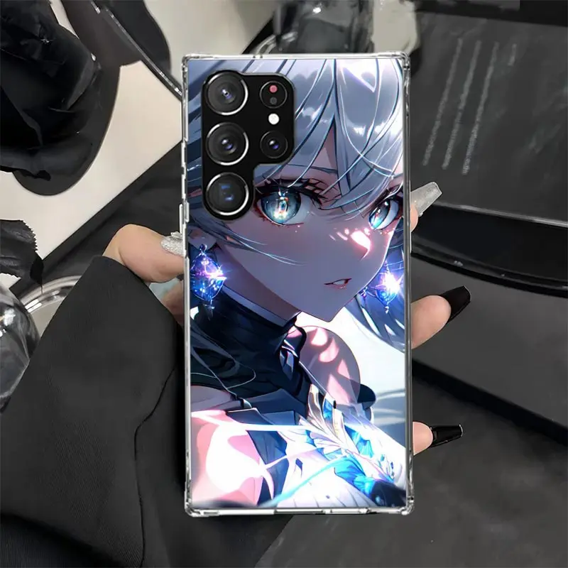 Чехол для телефона Honkai Star Rail Bronya Rand Samsung Galaxy Note 20 Ulte 10 Lite 9 8 Plus J4 J6 + J8 M11 M12 M30 M32 M60S M80S So