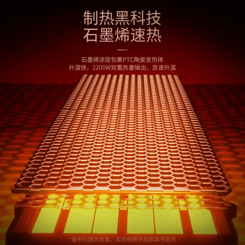 Haier Графеновый домашний обогреватель для ванной комнаты с быстрым нагревом