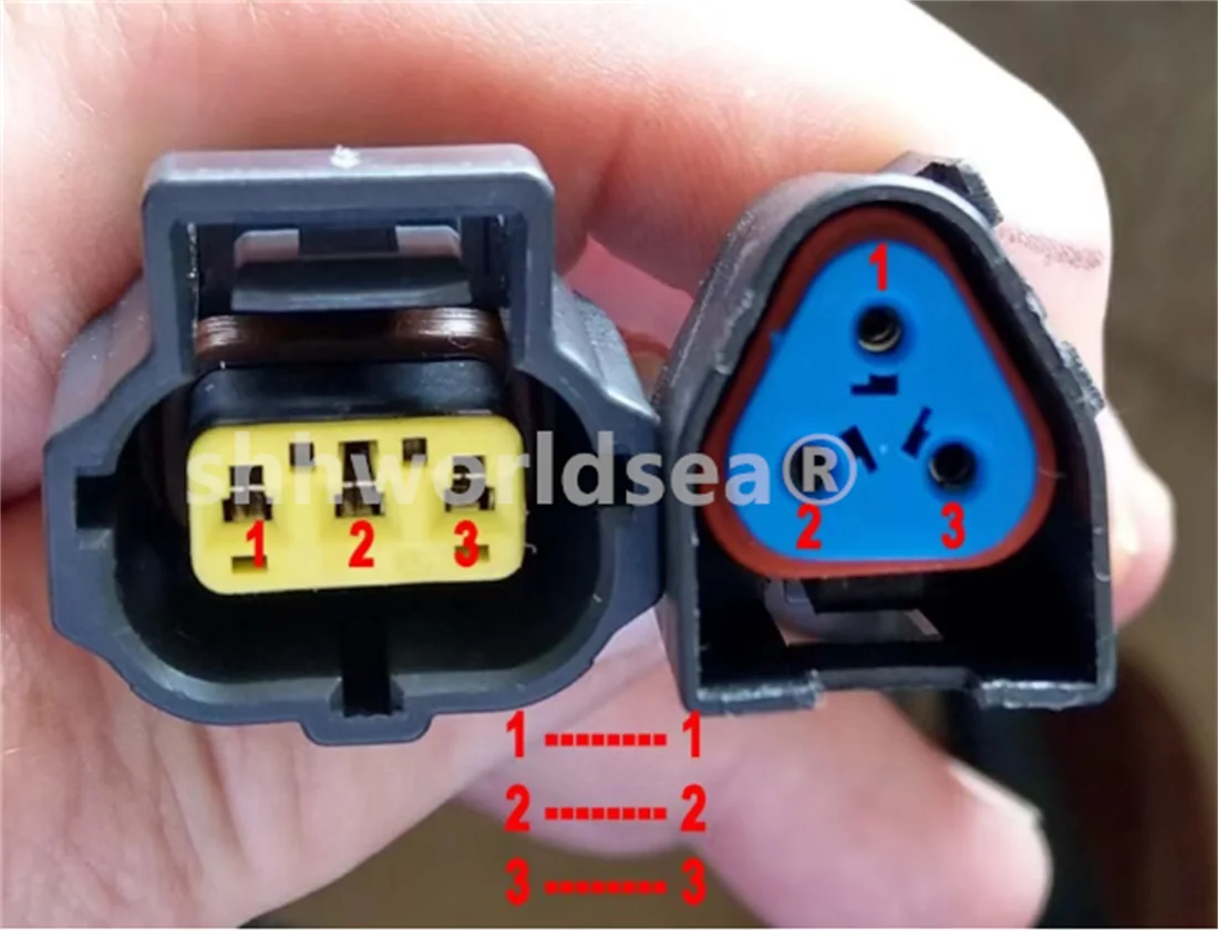 

Shhworldsea 3-контактный 5716PT 1996-вкл для генератора Ford с тремя выводами, косичка 1U2Z-14S411-TA, разъем провода 184032-1