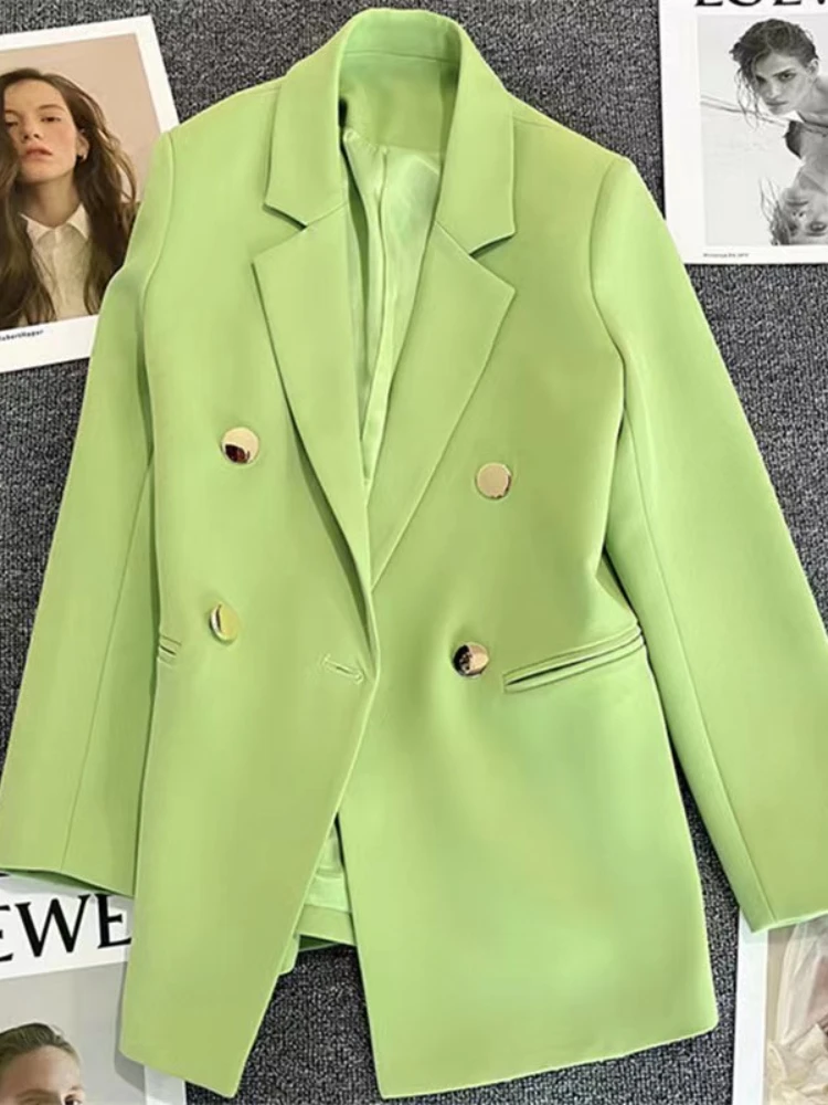 Women Coat Korean Fashion Loose Leisure Autumn Small Blazer Women's Versatile Solid Color Suit Top Female Jacket Commuting