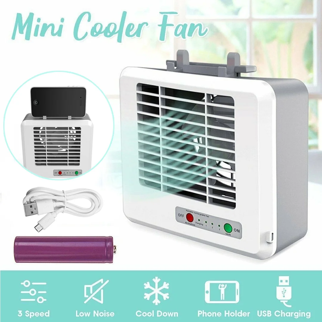 

USB Mini Air Condition Cooling Fan Portable Air Conditioning Room Office Mobile Portable Air Conditioner For Home Bedroom Cars