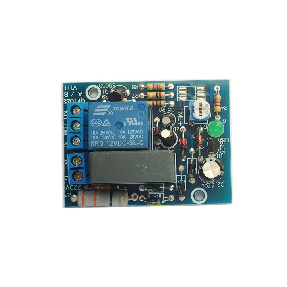 

AC 220V Adjustable Timer Delay Switch Turn On/Off Time Relay Module Isolated Output 0-10Sec 10Min 100Min Time Adjustable