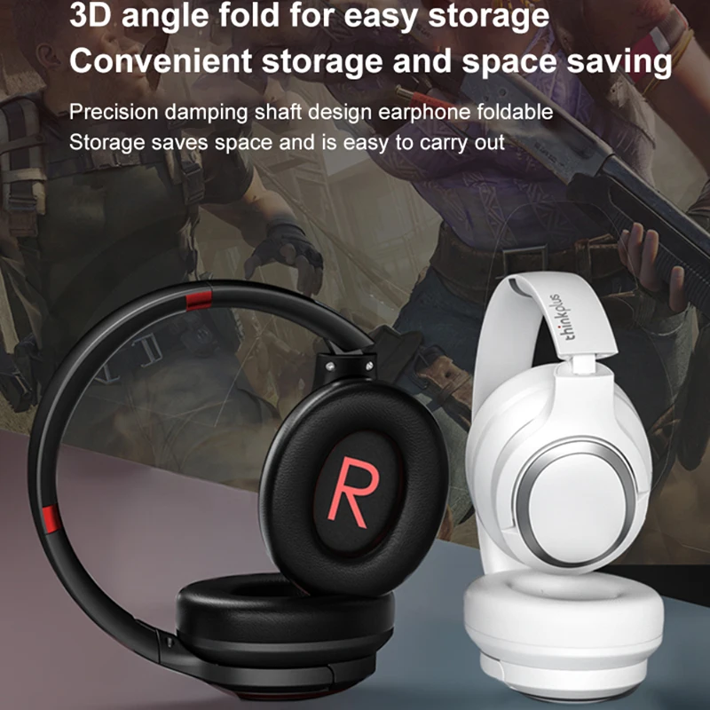 

Lenovo Bluetooth Headphones Thinkplus TH40 TWS Stereo Sports Headphones HIFI ANC Smart Noise Cancelling Game Earphones With Mic