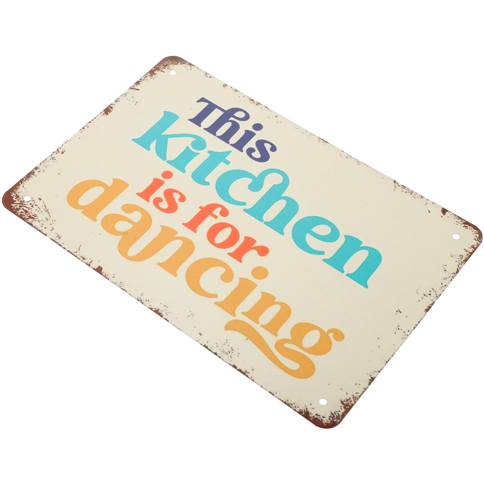

Kitchen Is Dancing Sign Vintage Decor Kitchen Decorative Sign Vintage Signs Vintage Tin Painting Rural Rustic Kitchen Wall