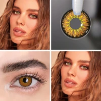 Bio-essence Pair Color Contact Lenses for Eyes Yearly New York Beauty Makeup Accessories Brown Lens Blue Eye Fashion Lenses