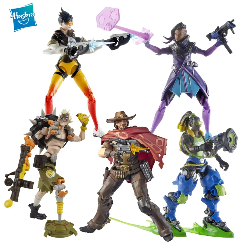 

Hasbro Overwatch Ultimates Series McCREE Lucio Tracer Sombra 6" Collectible Blackwatch Reyes (Reaper) Skin Action Figure Toys