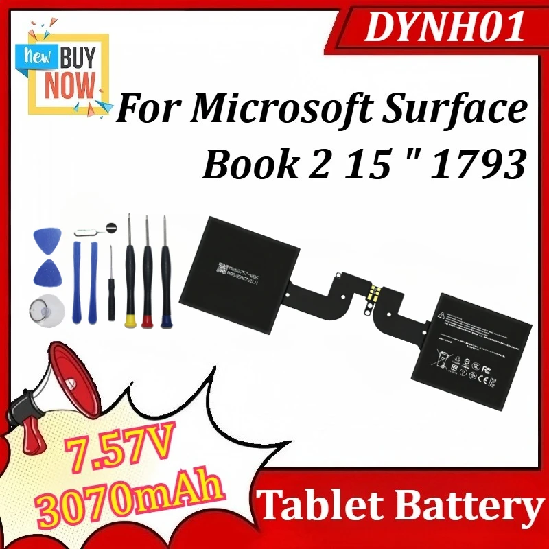Фото Сменная батарея DYNH01 7.57V 3070mAh для планшета Microsoft Surface Book 2 15