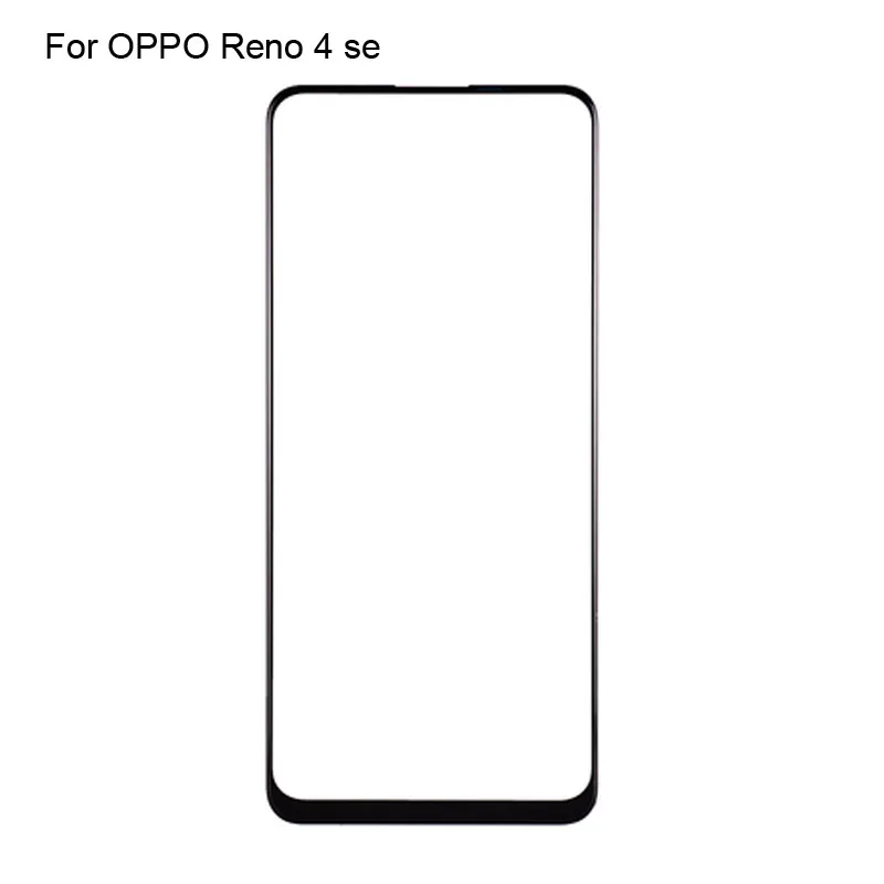 

2pcs For OPPO Reno 4 se Outer Glass Lens For OPPO Reno4 se Touchscreen Touch screen Outer Screen Glass Cover without flex