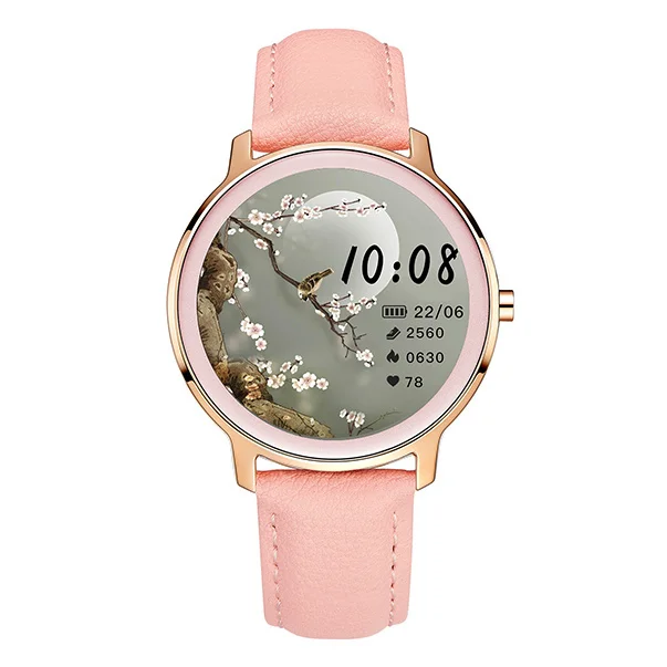 

2022 Super Slim Smart Watch Women Full Touch HD Colorful Screen Smartwatch For Women Heart Rate Monitor For Android IOS Genuine