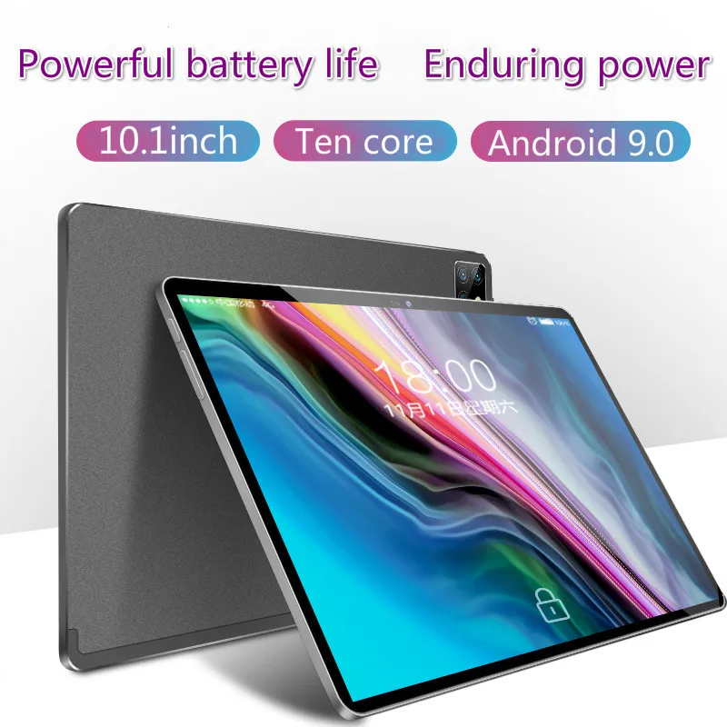 

2022 Hot Sale 6G+128GB Android 9.0 Tablet Phone Full Netcom Two-in-one Stimulates Eating Chicken 4G 10.1 Inch Call Support Zoom