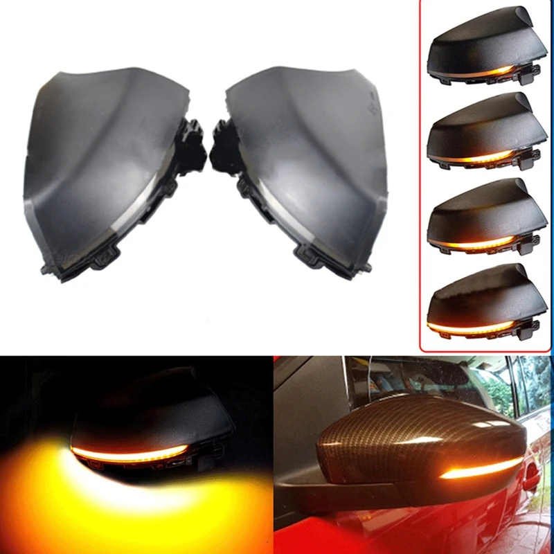 Боковые динамические указатели поворота заднего вида для VW POLO MK5 6R 2009-2013 6C 2014 2015-2017