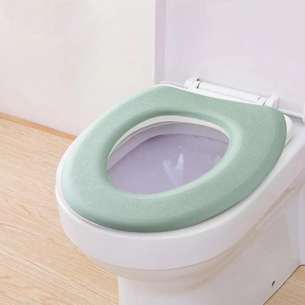 

Universal Flexible Toilet Cover All-inclusive Self-adhesive Waterproof Dorm Home Toilet Seat Thick Cushion Bathroom Accessory