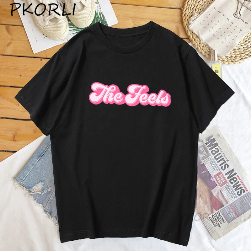 

Twice The Feels T-Shirt Women Kpop World Tour 2022 Merch Concert Music T Shirts K-pop Graphic Tee Shirt Unisex Streetwear