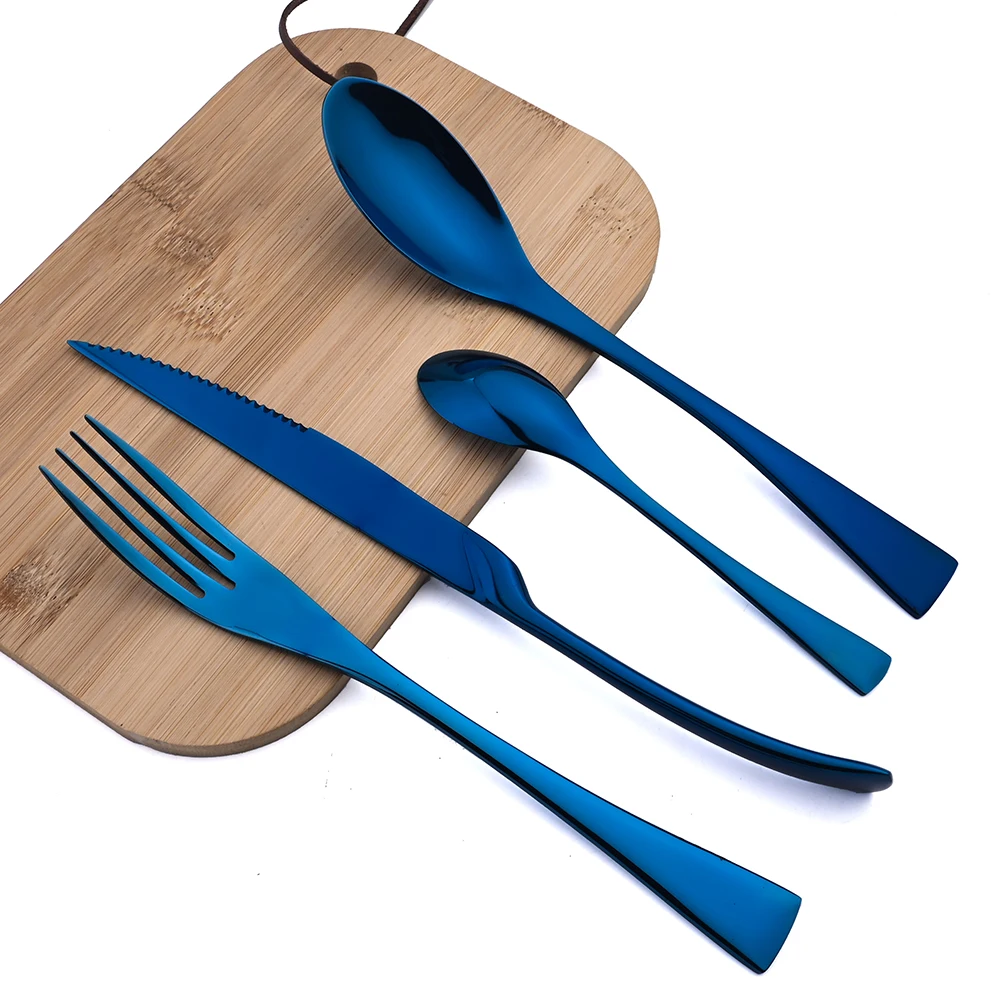 Столовые приборы Zoseil из нержавеющей стали 304 набор посуды 24 предметов