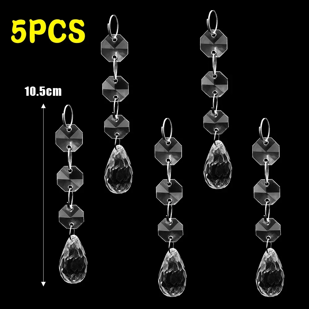 

Акриловые снежинки для украшения елки, 5-24 шт.