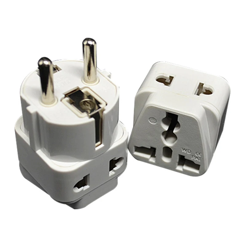 10 шт. универсальный адаптер питания от 1 до 2 AU ЕС США Великобритании и Германии