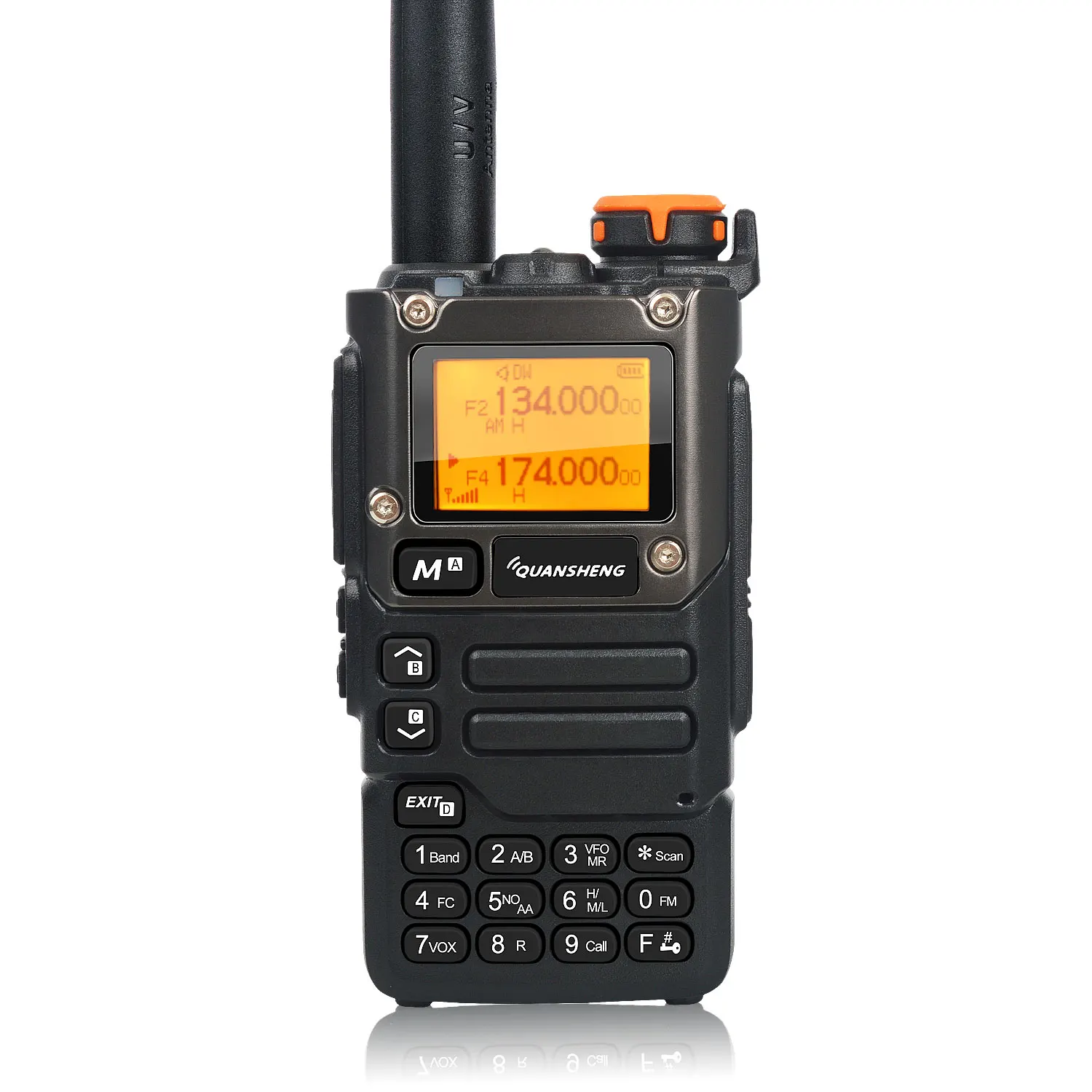 Quansheng UV-K5(8) Air Band Walkie Talkie 50-600 МГц RX Range Многодиапазонный 136-600 TX DTMF Скребок Vox
