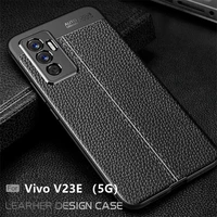 for cover vivo v23e case for vivo v23e capas shockproof armor phone bumper soft tpu leather for fundas vivo v23e 5g v 23 cover