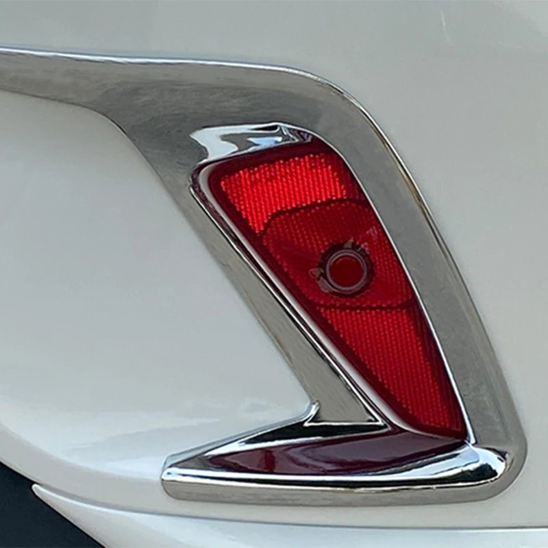 2 шт. накладки для фонаря противотуманная задняя хромированная лампа хэтчбека Ford
