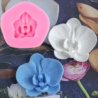 rose flower silicone soap mold orchid fondant mold phalaenopsis cupcake jelly candle candy chocolate cake decoration baking tool
