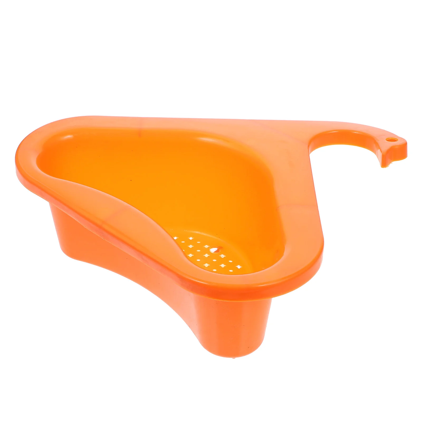 

Sink Basket Drain Strainer Kitchen Triangular Filter Hanging Holder Shelf Corner Rack Leftover Stopper Storage Waste Catcher