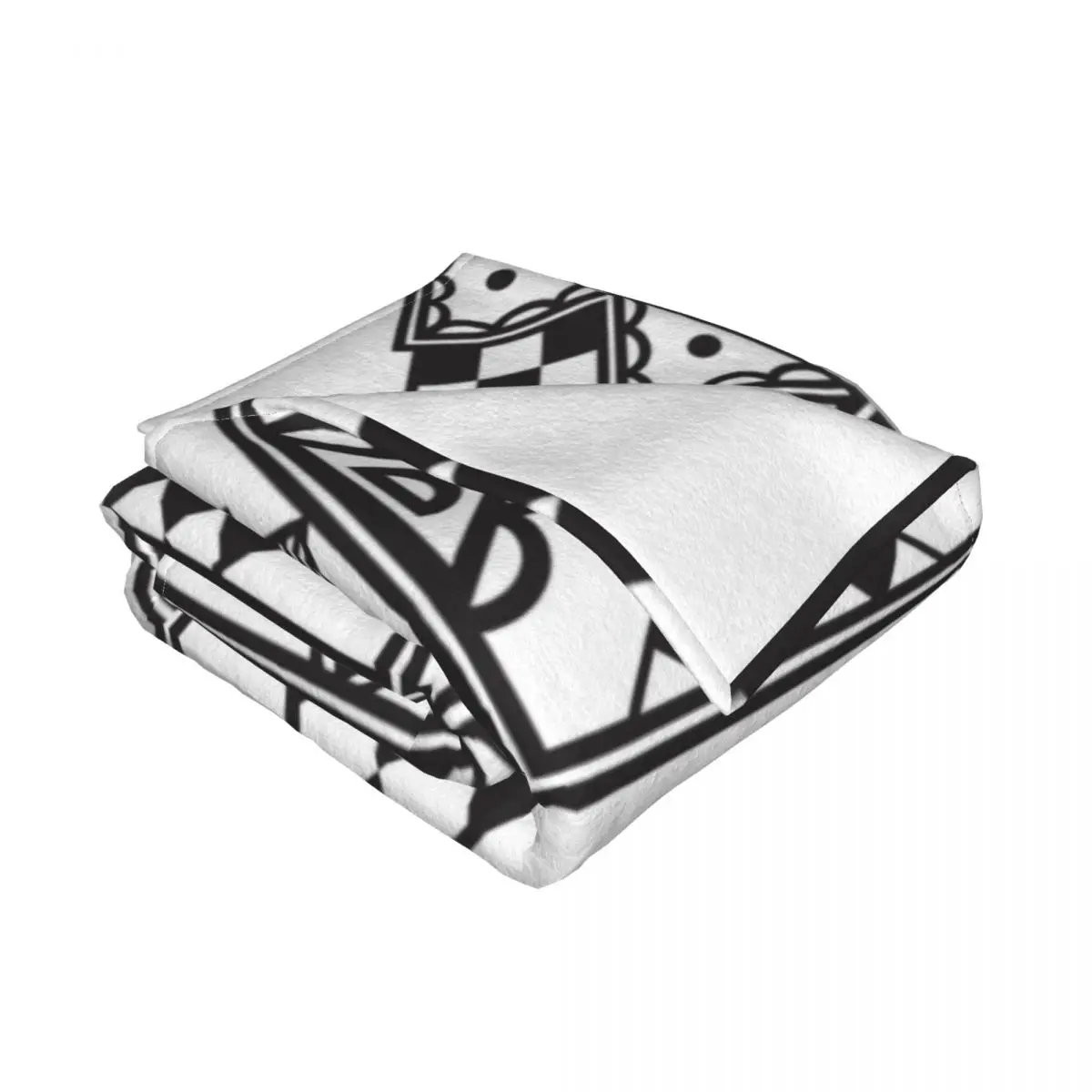 Одеяло с графическим рисунком Kabyle мягкое флисовое теплое фланелевое одеяло в