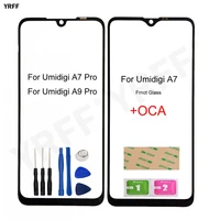 For Umidigi Pro A9 Pro Touch Screen Glass Panel With OCA Mobile Phone Repair Parts Free Shipping