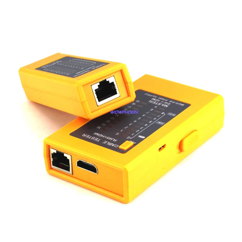 100M POE anti-burn HDMI high-definition digital cable tester RJ45 Network test Computer network cable tester