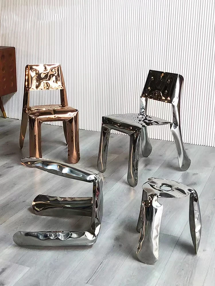 CX120AT Стулья для гостиной Стул из нержавеющей стали с воздушным шаром