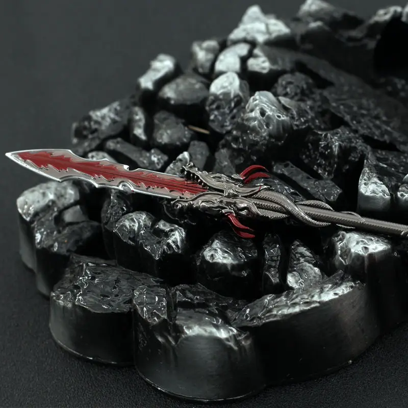 Древнее китайское оружие копье черного дракона декоративные украшения с