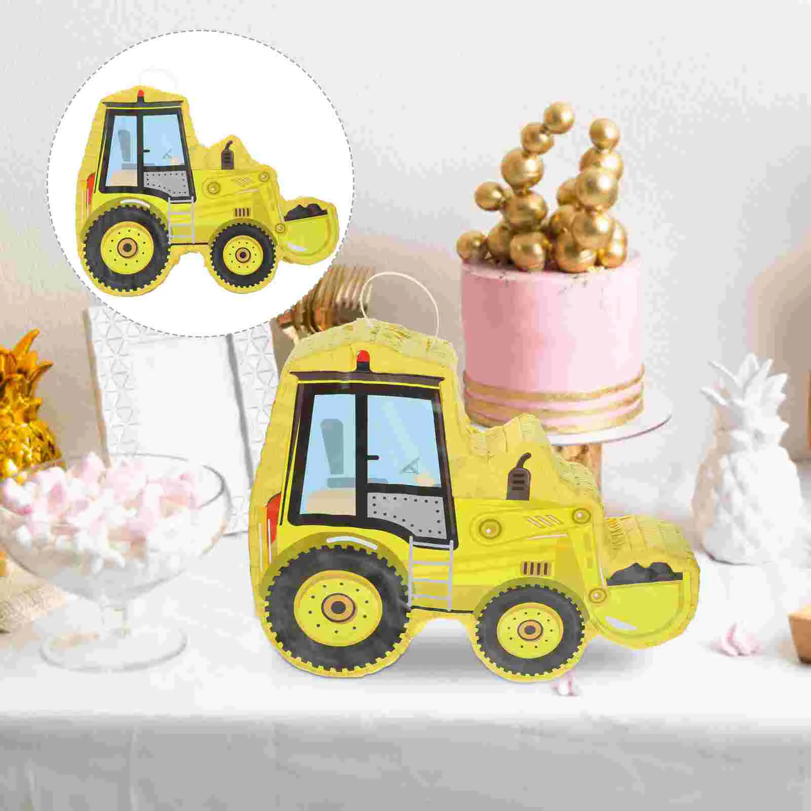 

Pinata Handmade Paper Toy Engineering Vehicle Fiesta Decoration Festival Kids Toys