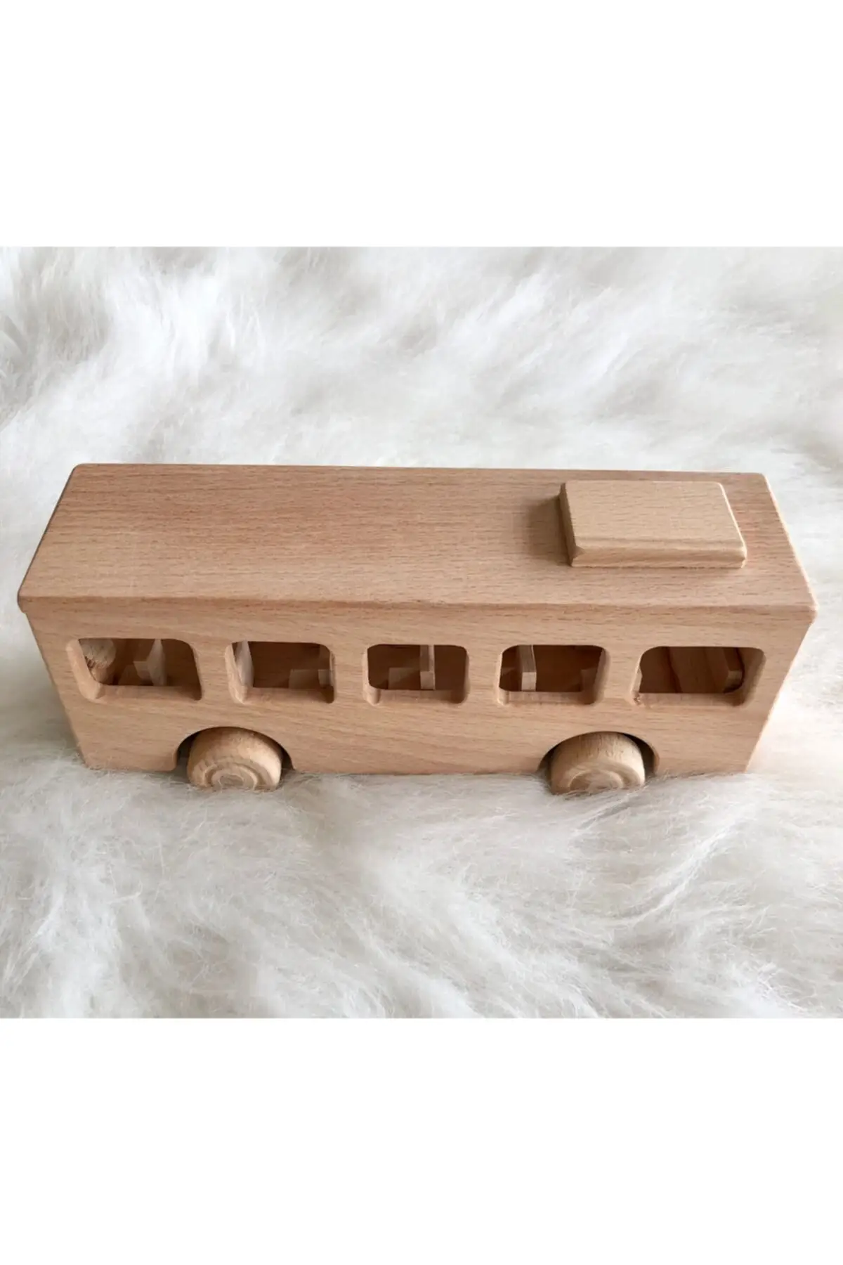 100% натуральный деревянный автомобиль с автобусом ручной работы для детей